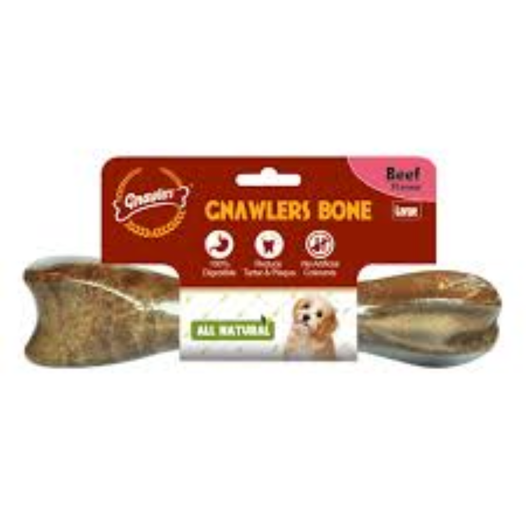 8" GNAWLERS BONE 1PC BEEF FLAVOUR 265GR